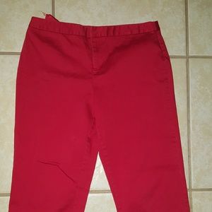 George womens red capri